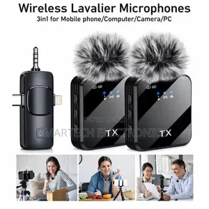 Lapel F11-2 Wireless Microphone, a 3-in-1 Dual Wireless Lavalier .