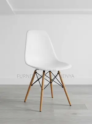 Home Chairs; White Armless Eames Chair