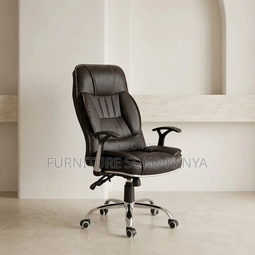 Office Chairs; High Backrest Leather Reclining Office Seat