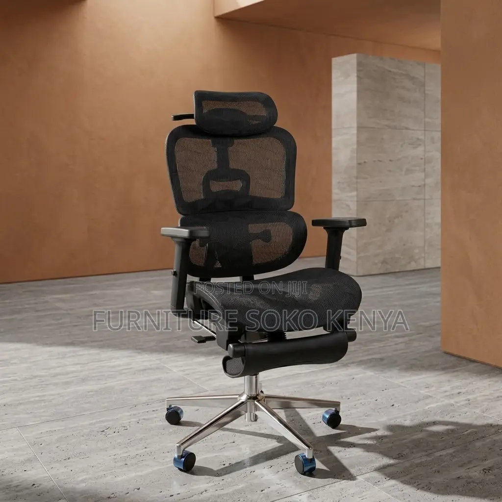 Office Chairs; Executive High Backrest Chair With Footrest