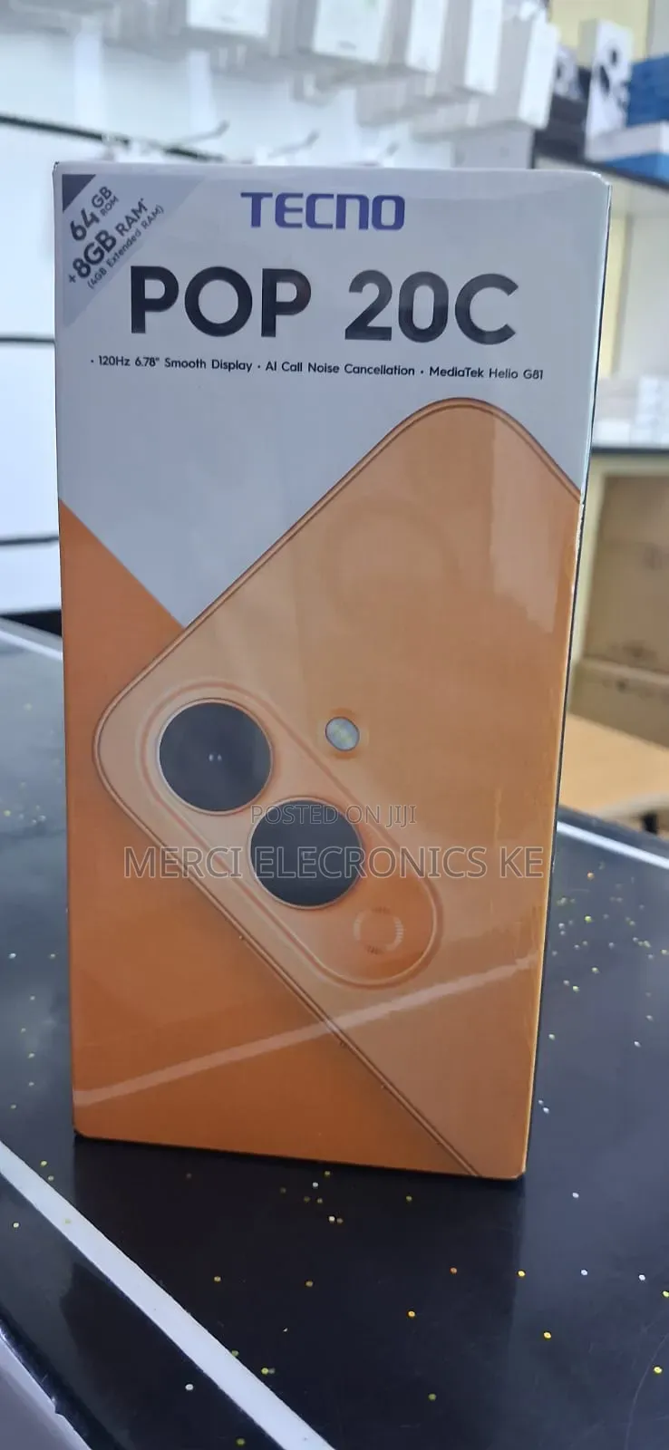 New Tecno Pop 20 64 GB Gray