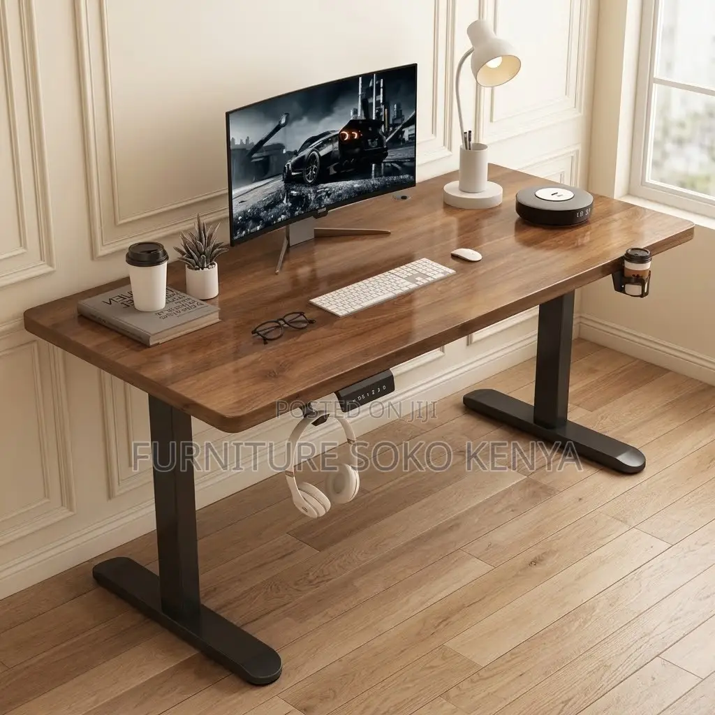 Office Desk; 1.2 Meter High Adjustable Sit Stand Desk
