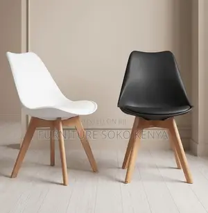 Home Chairs; Cushioned Armless Eames Vintta Chair