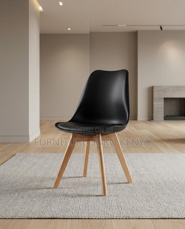Home Chairs; Cushioned Armless Eames Vintta Chair - thumbnail 5