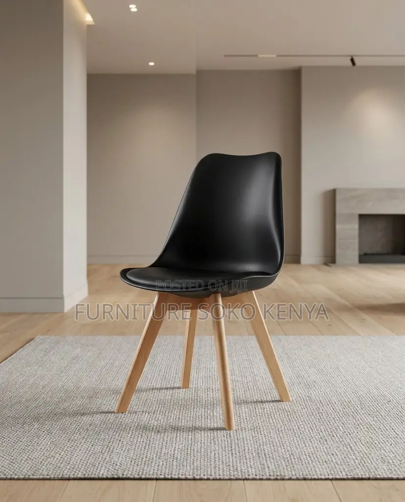 Home Chairs; Cushioned Armless Eames Vintta Chair
