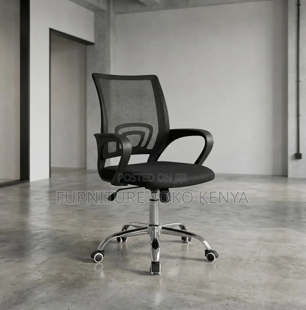 Office Chairs; Swivel Mid Backrest Clerical Mesh Chair