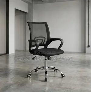 Office Chairs; Swivel Mid Backrest Clerical Mesh Chair