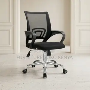 Office Chairs; Swivel Mid Backrest Clerical Mesh Chair