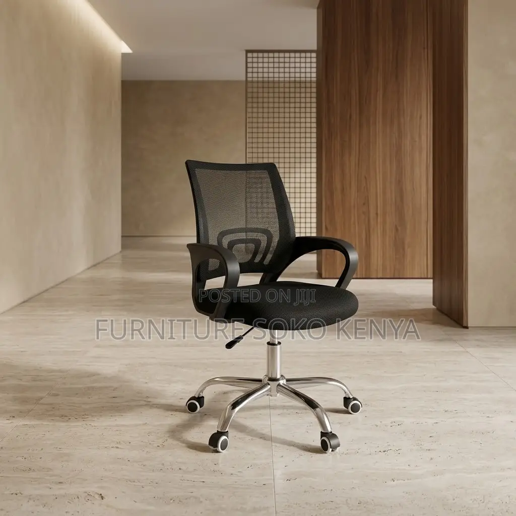 Office Chairs; Swivel Mid Backrest Clerical Mesh Chair