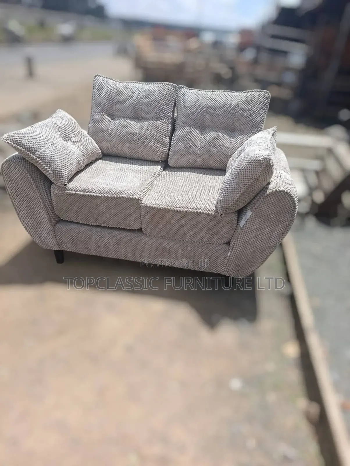 2seater Gray Butterfly  Spring Cushion