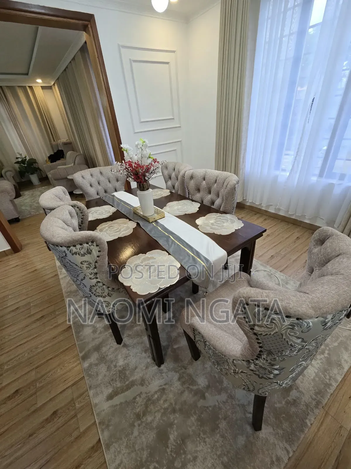 7 Seater Sofas and 6 Seater Dinning Table