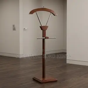 Dressers; Brown Office Executive Mahogany Coat Hanger