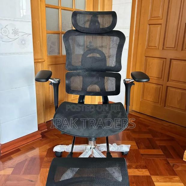 ErgoFlex Pro Multi-Function Mesh Office Chair With Adjustable Headrest - thumbnail 2