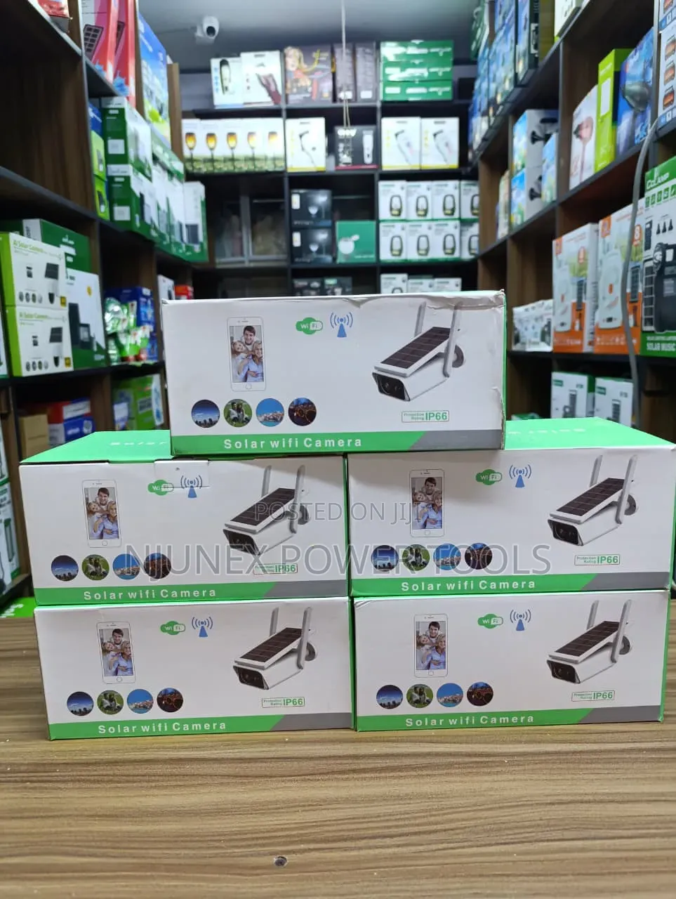 Solar Powered WIFI Bullet CCTV Camera
