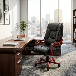 Office Chair; Executive High Leather Office Directors Chair