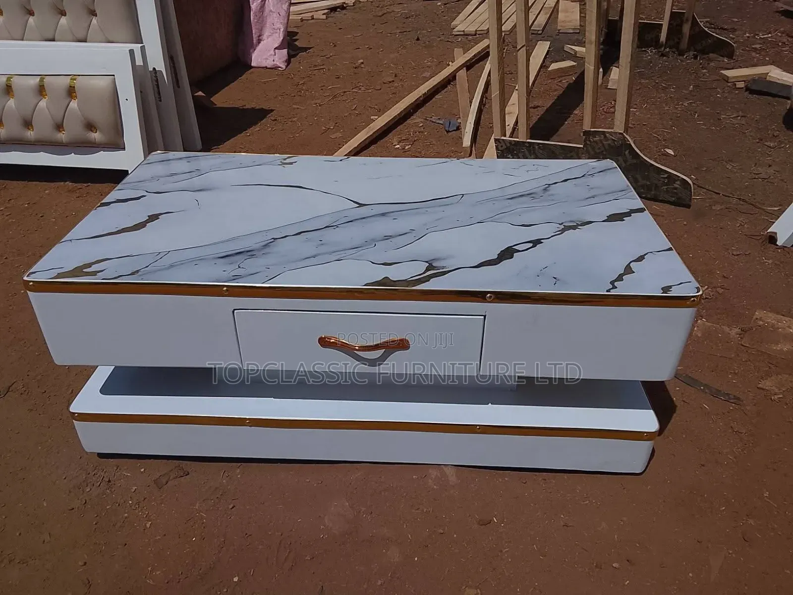 Coffee Table Marble Color White