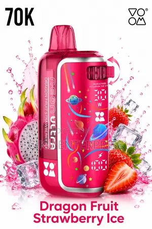 Dragon Fruit Voom Ultra Neon 70,000 Puffs Rechargeable Disposable Vape