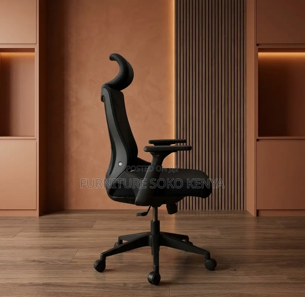 Office Chairs; Ergonomic Fabricated High Backrest Office Chair