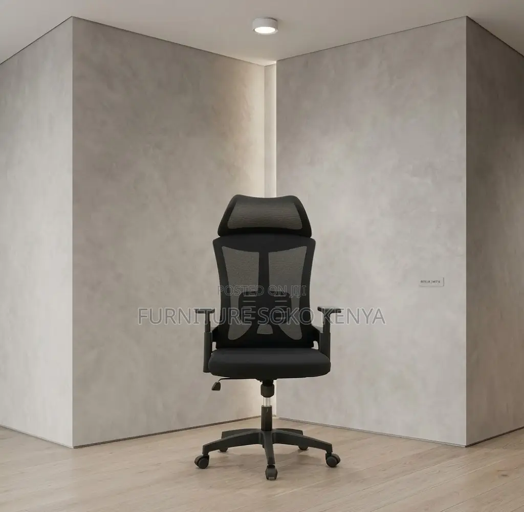 Office Chairs; Ergonomic Fabricated High Backrest Office Chair