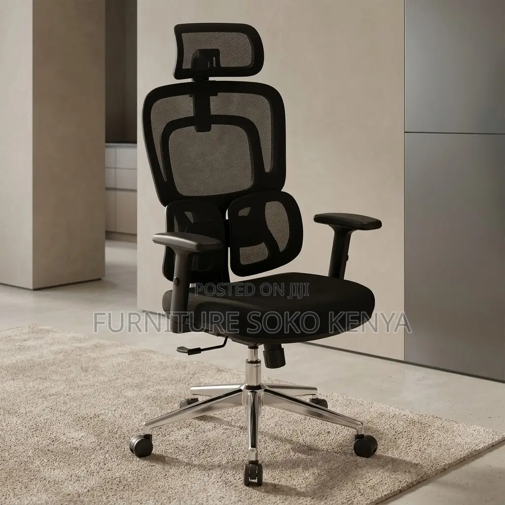 Office Chairs; Executive High Orthopedic Chair With Dual Back