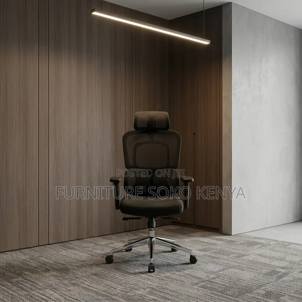 Office Chairs; Executive High Orthopedic Chair With Dual Back