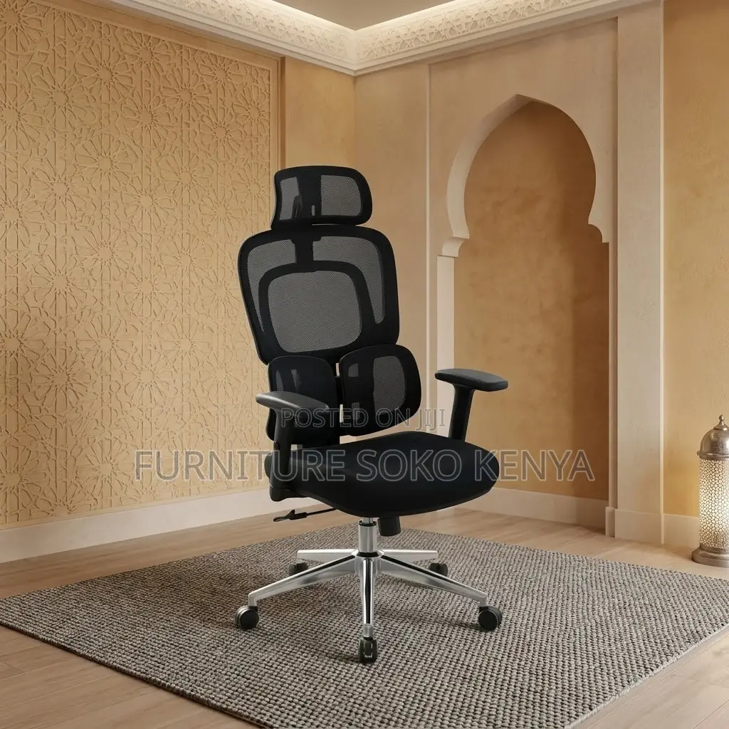 Office Chairs; Executive High Orthopedic Chair With Dual Back