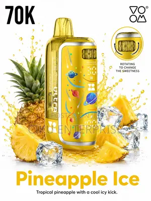 Pineapple IceVoom Ultra Neon 70,000 Puffs Rechargeable Disposable Vape