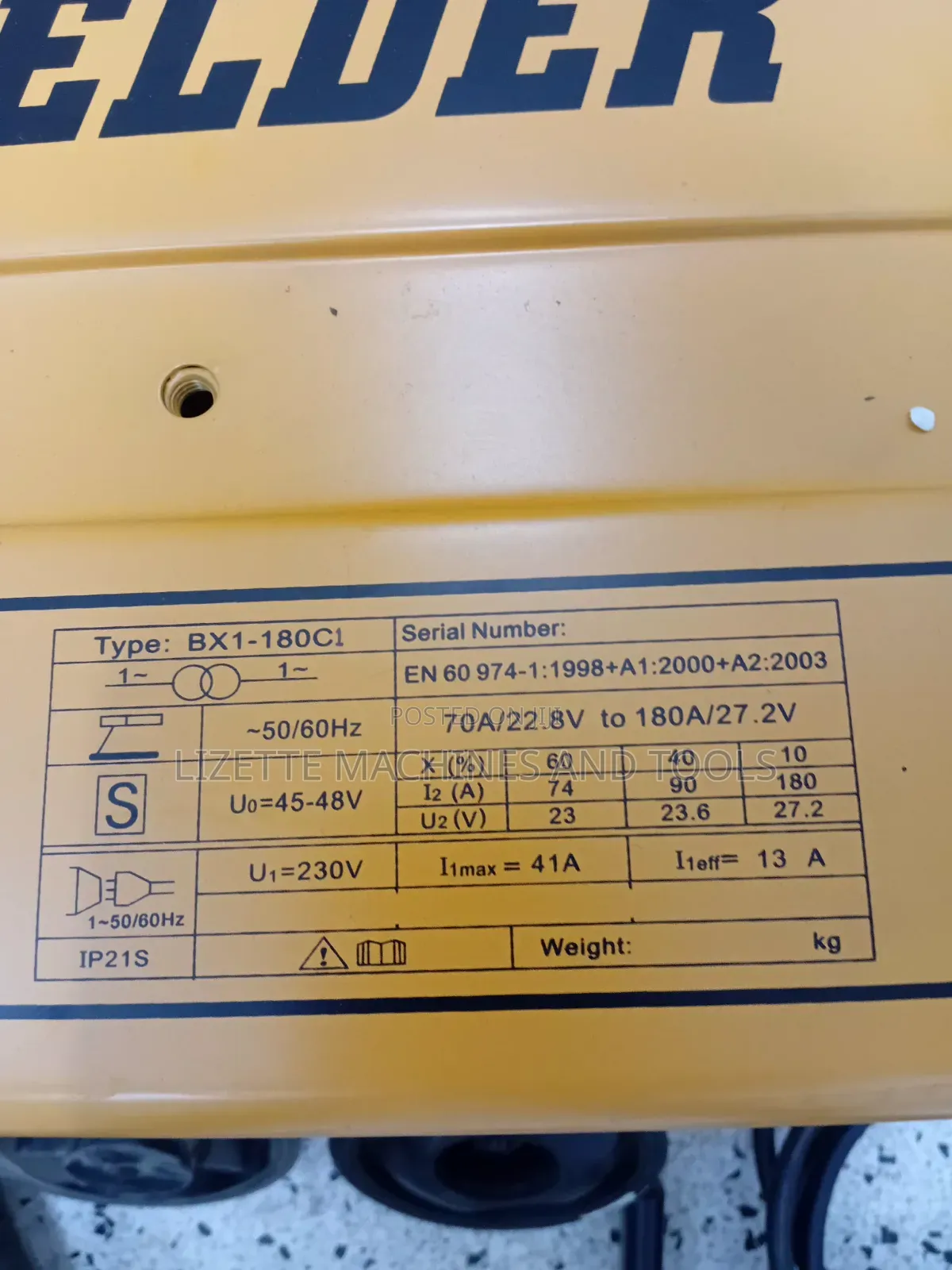 Aico BX1-180C1 Arc Welder/ Welding Machine