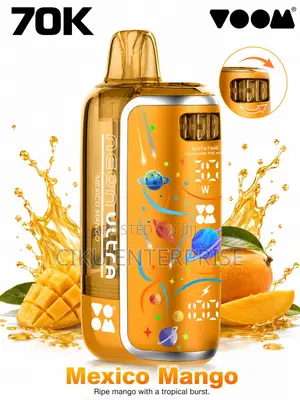 Mexico Mango Voom Ultra Neon 70,000 Puffs Rechargeable Disposable Vape