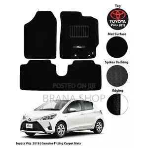 Premium Toyota Vitz Car Floor Mats – Durable & Easy-Clean