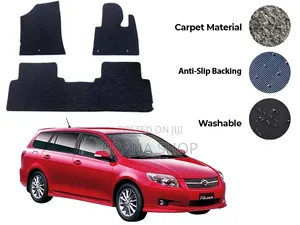 Toyota Fielder Custom-Fit Car Floor Mats – All-Weather Protection