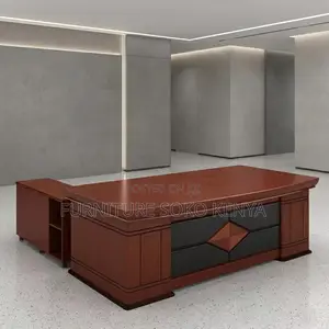 Office Desk; 1.8 Meters Executive Mahogany Boss Desk