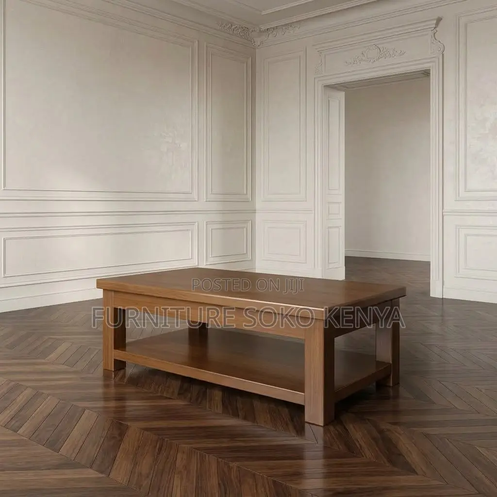Coffee Table; Executive Home Office Mahogany Coffee Table