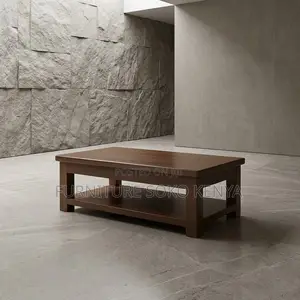 Coffee Table; Executive Home Office Mahogany Coffee Table