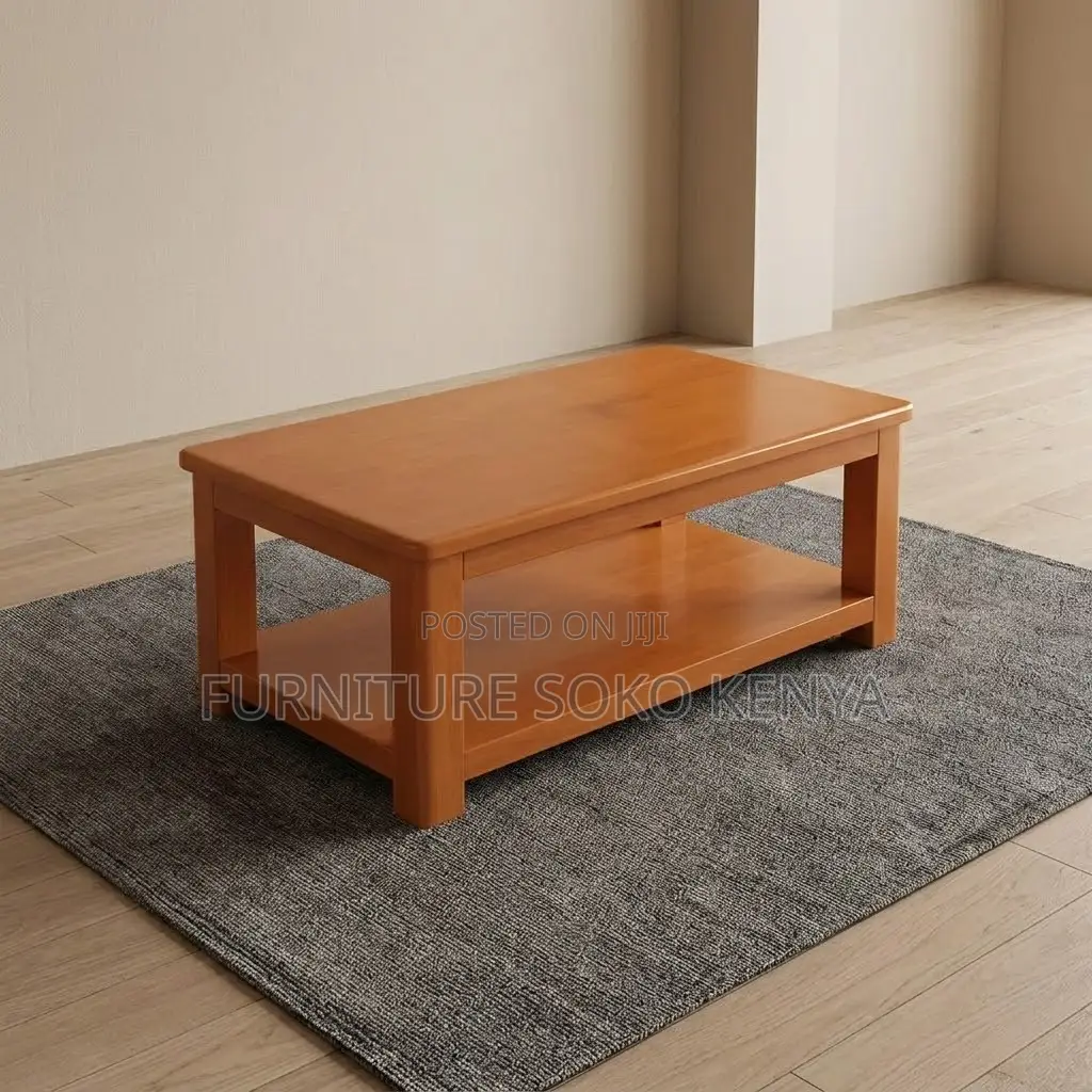 Coffee Table; Executive Home Office Mahogany Coffee Table