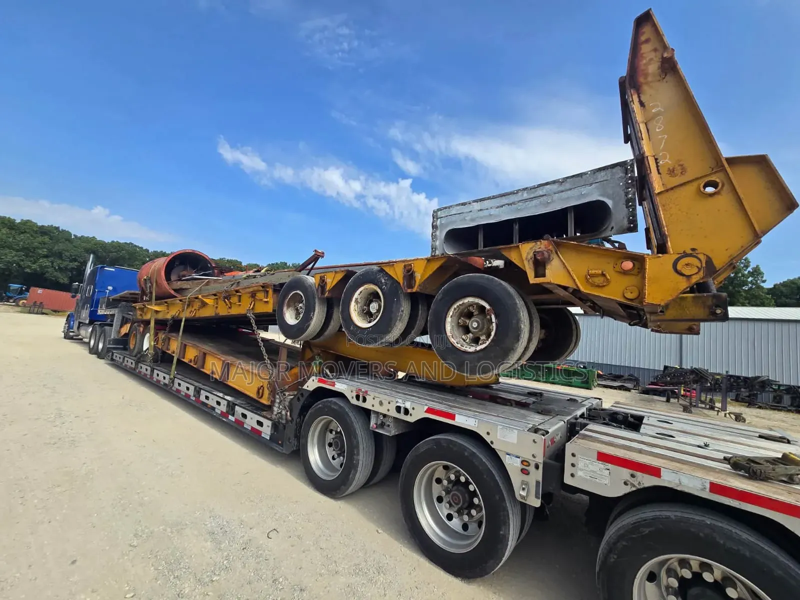 Low Loader Available for Heavy Transportation
