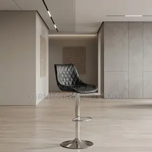 Barstools; Leather High Height Swivel Adjustable Barstools