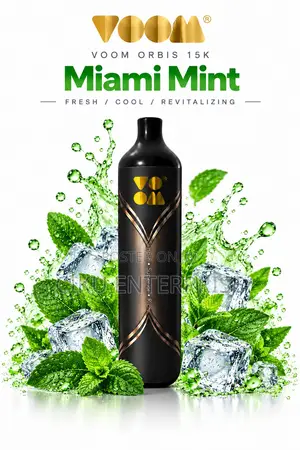 Miami Mint Voom Orbis 15000 Puffs Non Rechargable Disposable Vape
