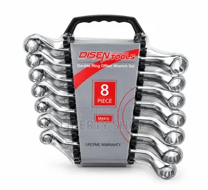 Disen 8-Piece Combination Spanner Set – Double-Ended Wrench Tools For