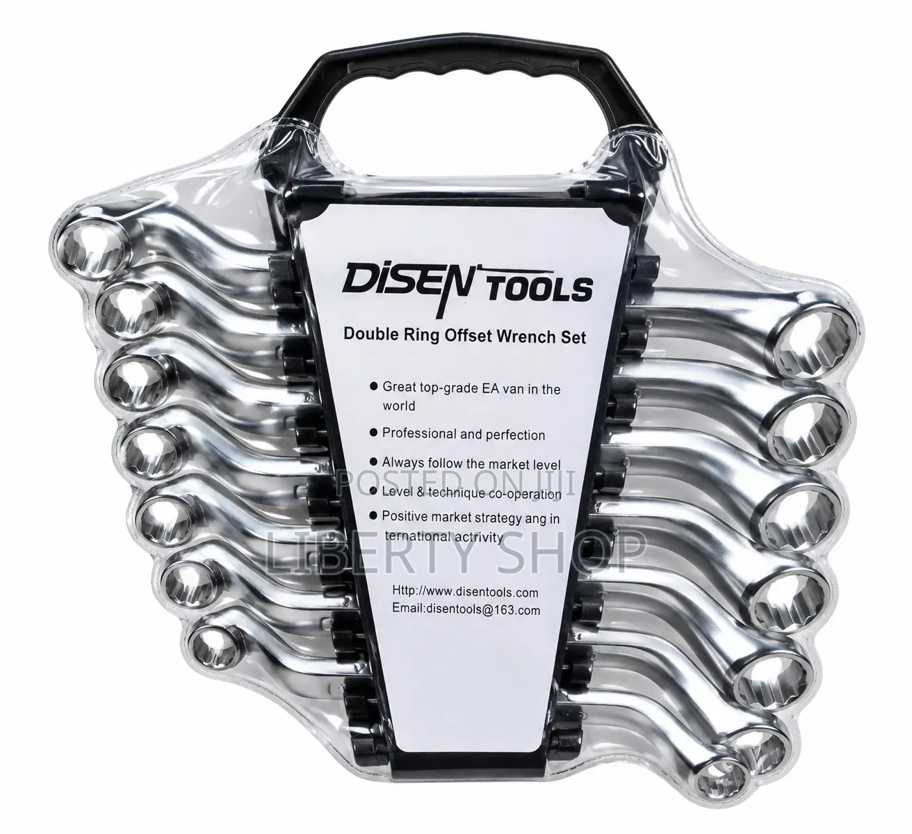 Disen 8-Piece Combination Spanner Set – Double-Ended Wrench Tools For