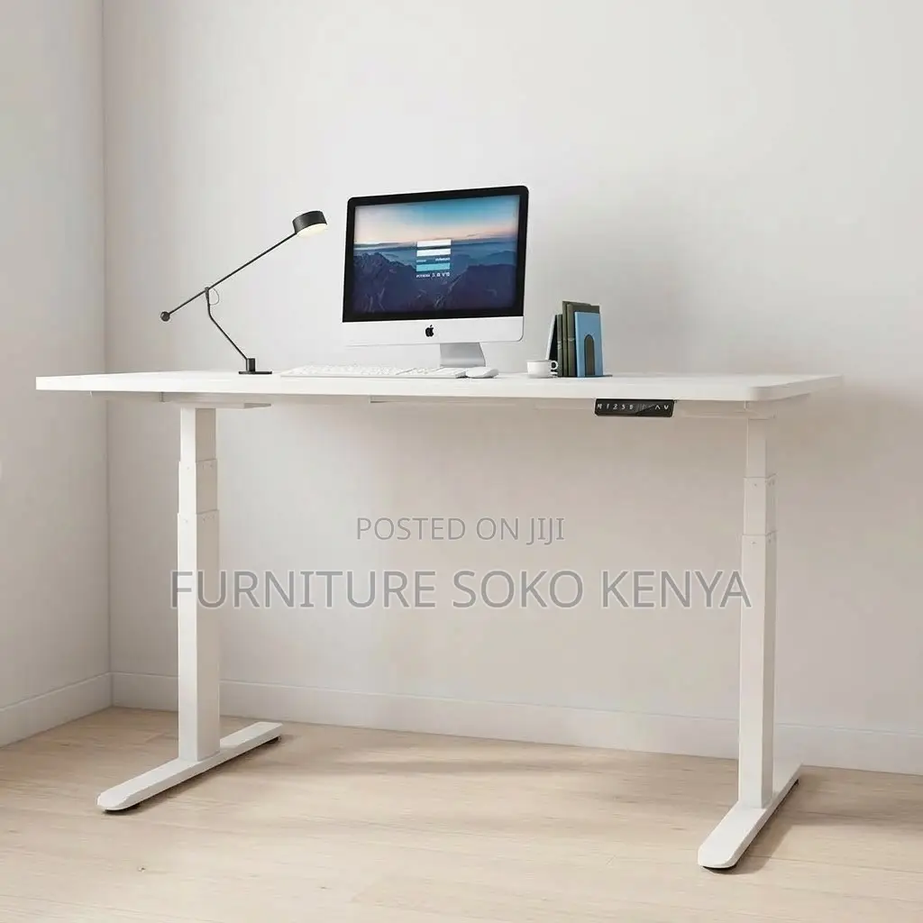 Office Desk; 1400mm Adjustable Standing Computer Desk