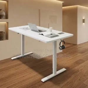 Office Desk; 1400mm Adjustable Standing Computer Desk