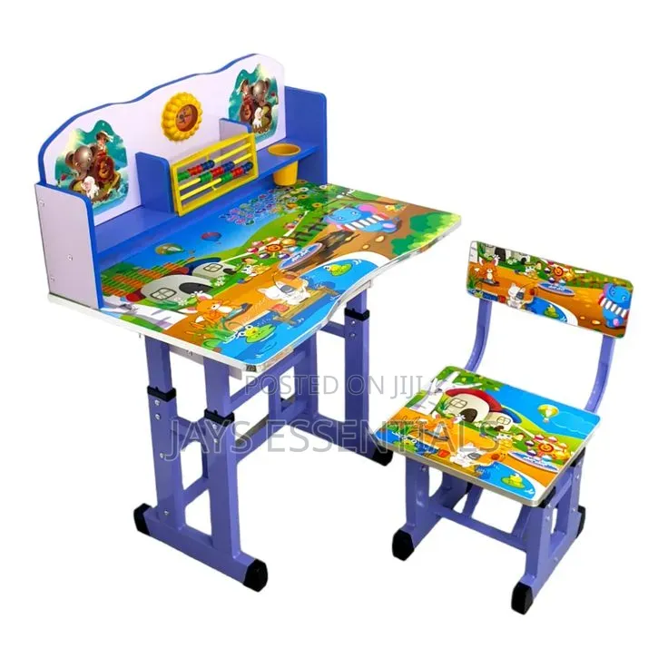 Kids Study Table and Chairs Set