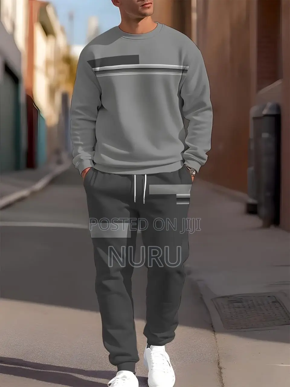 Men 2pcs Sweatpants