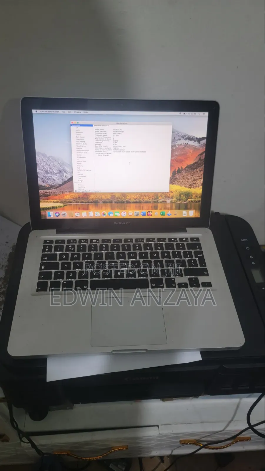 Laptop Apple MacBook Pro 4GB Intel Core i5 HDD 1T