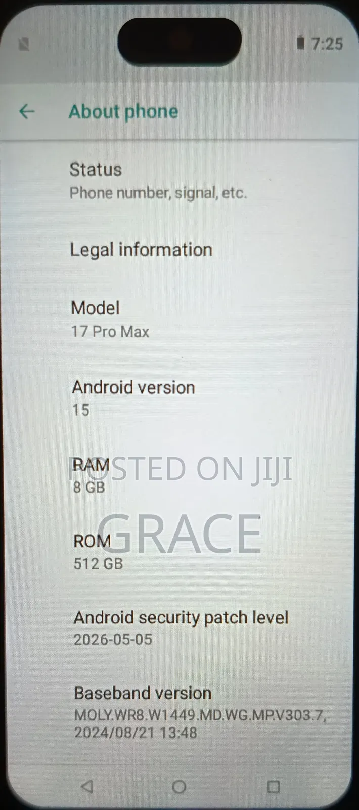 New Mobile Phone 512 GB Orange