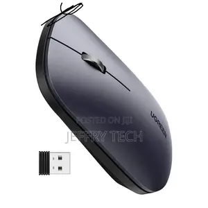 Wireless Mouse-Ultra-Slim Design, Adjustable DPI, Long Battery BLACK)