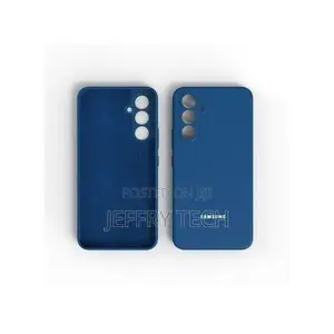 Samsung A37 Back Cover Blue Original Silicone Heavy Duty Phone Case/