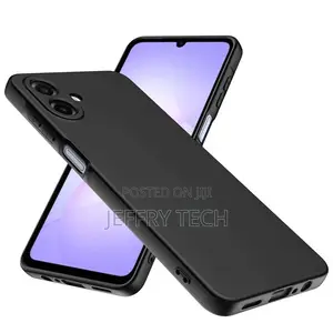 Samsung A07 Back Cover Silicone Heavy Duty N Phone Case/ Cover- BLACK