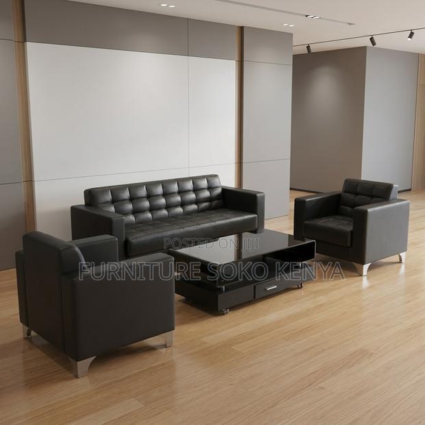 Office Sofa; Five Seaters Executive Staff Sofa Set - thumbnail 5